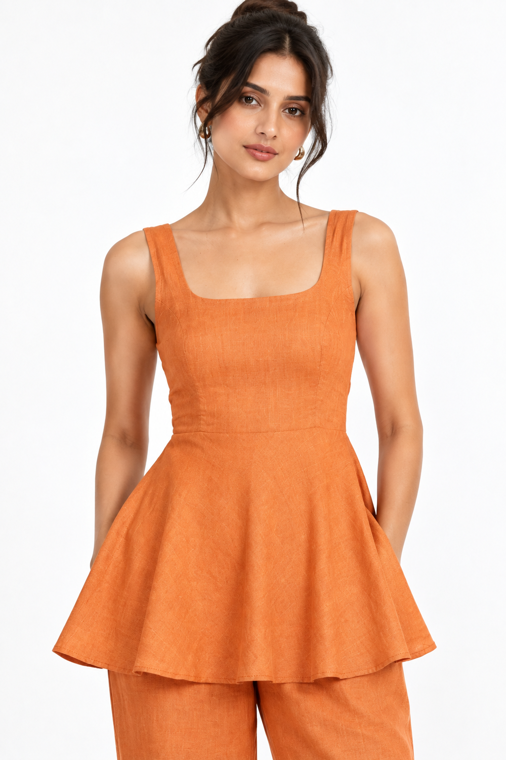 rajtima-orange-linen-peplum-top-women.jpg
