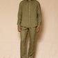 Olive Green Men's Linen Co-ord set