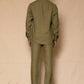Olive Green Men's Linen Co-ord set