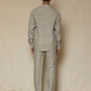 Ash Grey Linen Pants for Men