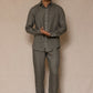 Steel Grey Men's Linen Co-ord set