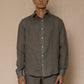 Steel Grey Men's Linen Regular Collar Shirt