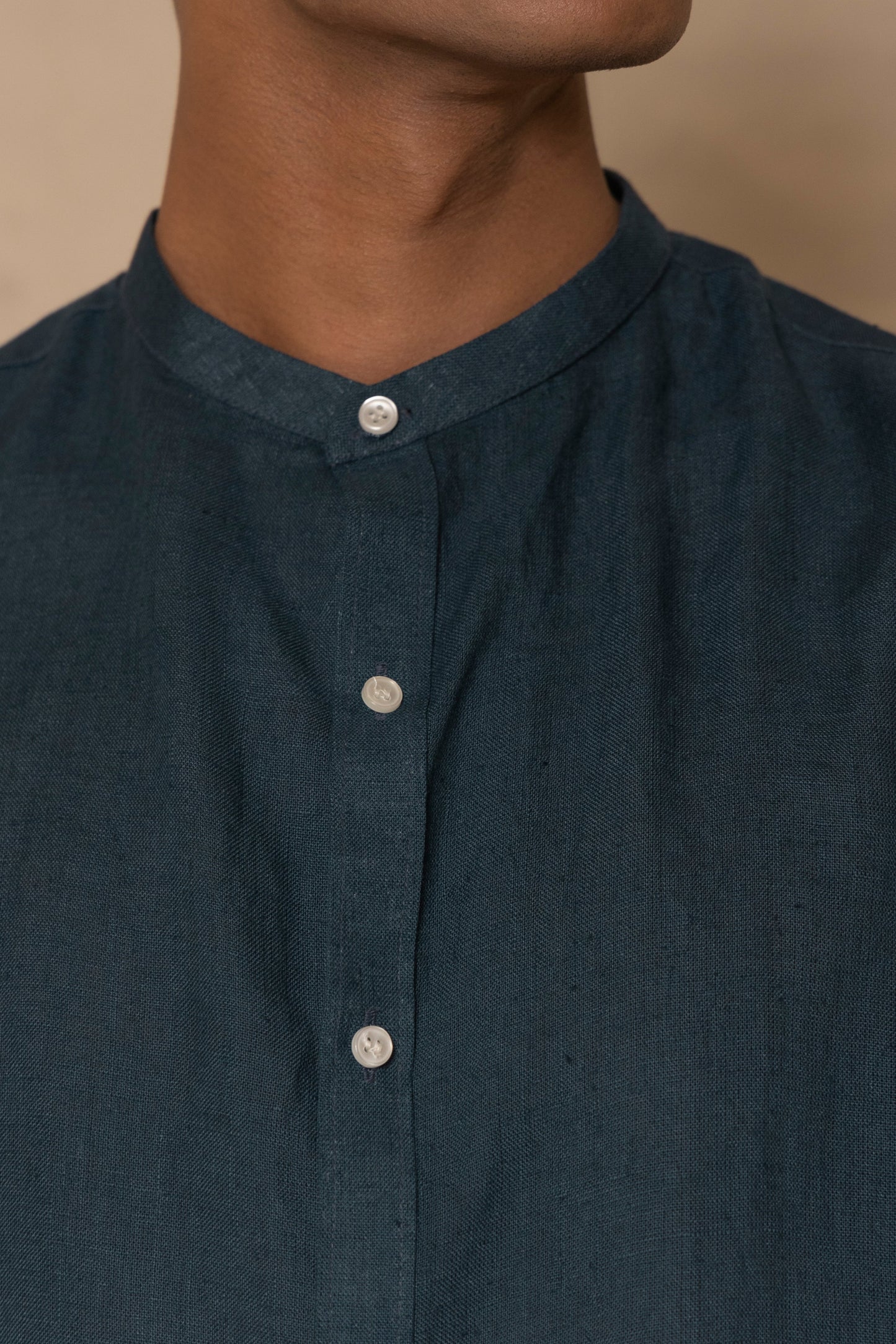 Indigo Men's Linen Co-ord Set