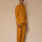 Mustard Linen Pants for Men
