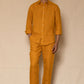 Mustard Men's Linen Co-ord Set