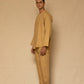 Ochre Linen Pants for Men