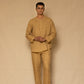 Ochre Linen Pants for Men