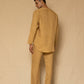 Ochre Linen Pants for Men