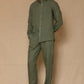 Sage Green Men's Linen Co-ord set