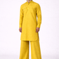 HIRANYAM LINEN MEN'S LONG KURTA SET