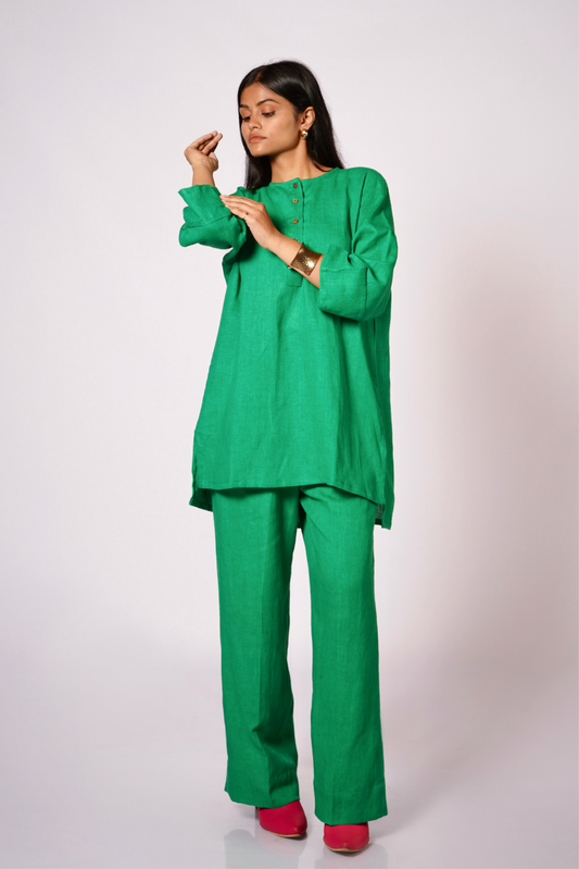 HARIT LINEN KURTA SET