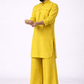 HIRANYAM LINEN MEN'S LONG KURTA SET