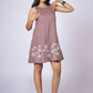 LAVANYA A-LINE LINEN DRESS