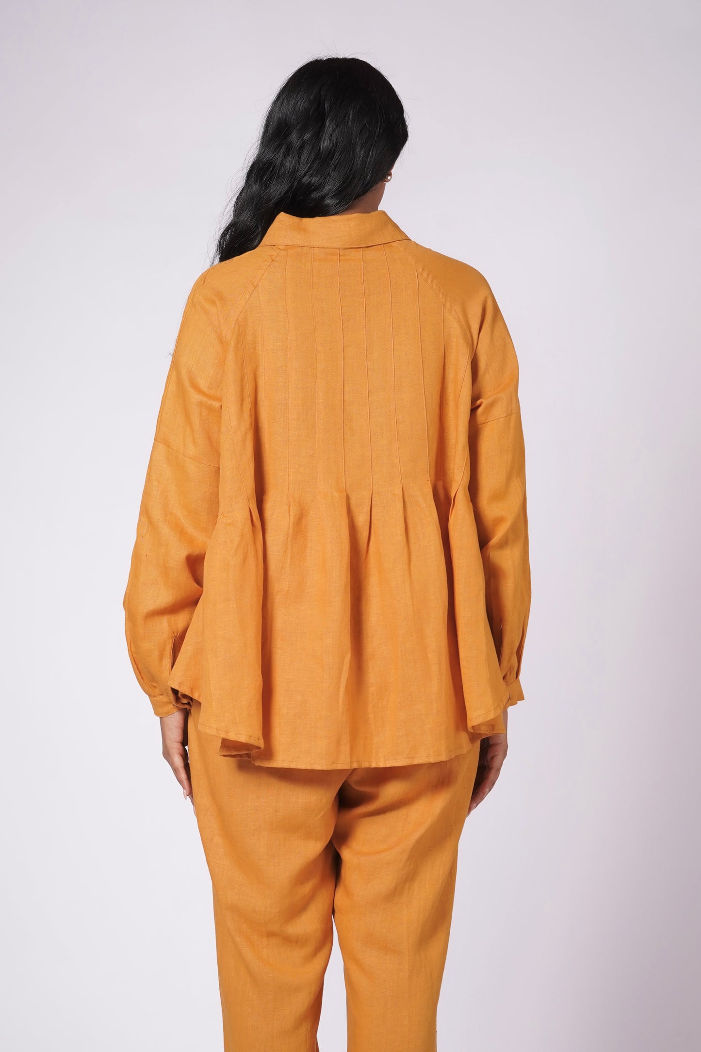 SARSON LINEN SHIRT SET