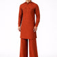 SHAHMAI LINEN MEN'S LONG KURTA SET