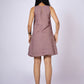LAVANYA A-LINE LINEN DRESS