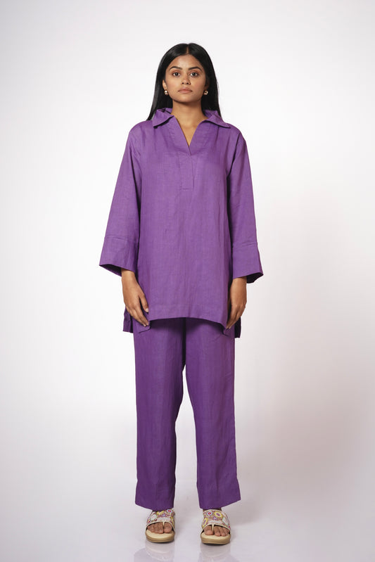 JAMUNI LINEN KURTA SET