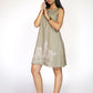 PALASH A-LINE LINEN DRESS