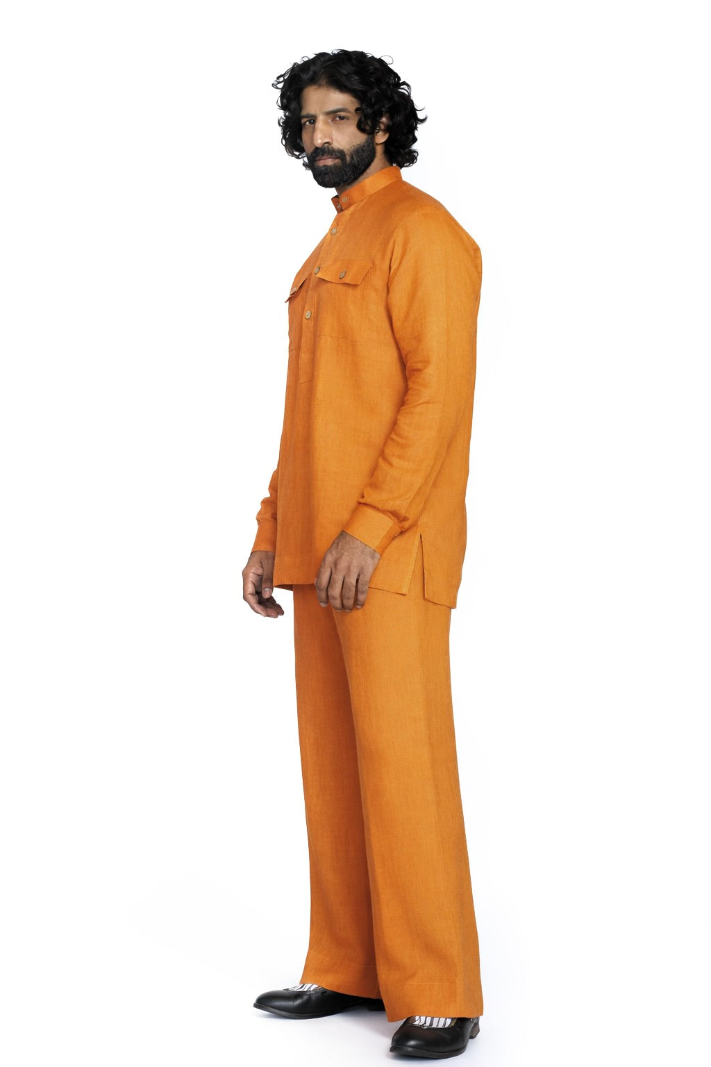 RAJTIMA LINEN MEN'S KURTA SET