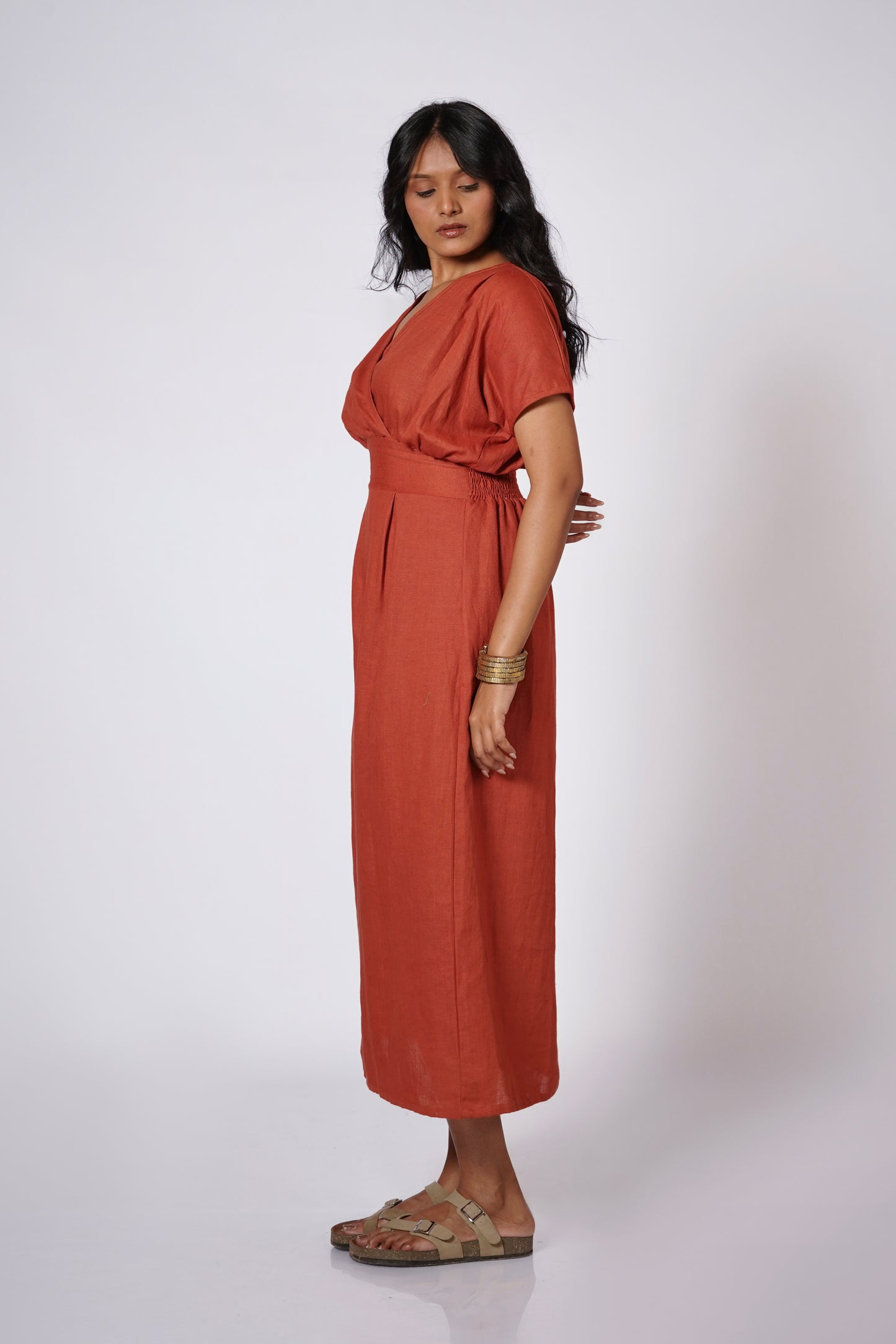 SHAHMAI LINEN DRESS