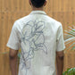 BOUGAINVILLEA BLISS - EMBROIDERED PURE LINEN SHIRT MEN