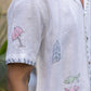 BEACH BLISS –  EMBROIDERED PURE LINEN SHIRT MEN