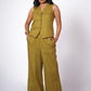 PIYARI LINEN VEST SET