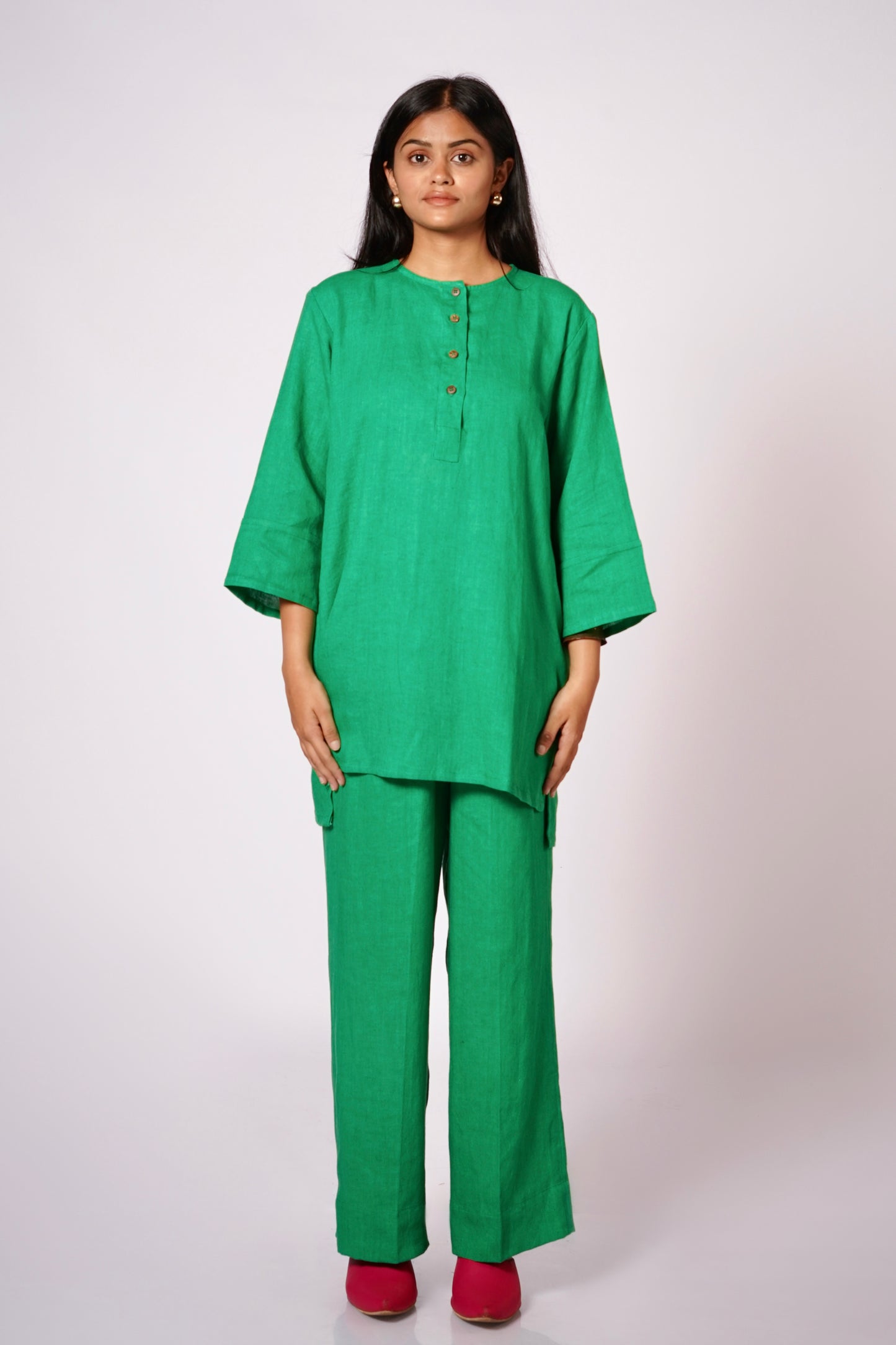 HARIT LINEN KURTA SET