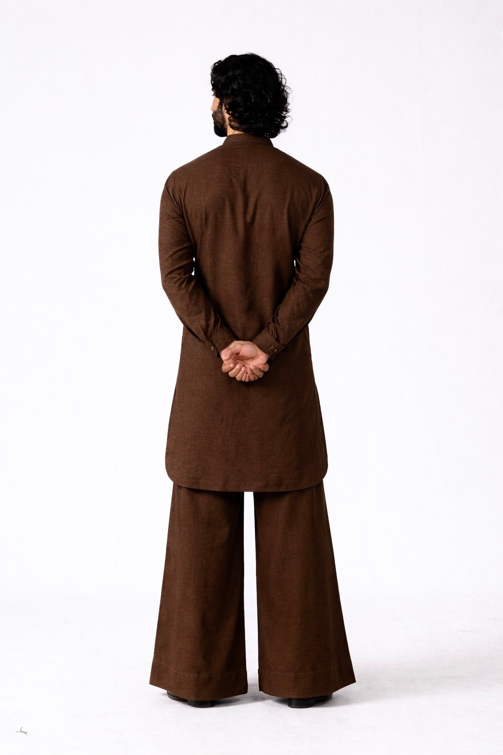 KAHA LINEN MEN'S LONG KURTA SET
