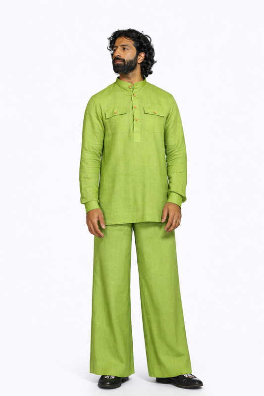 KADAMB LINEN MEN'S KURTA SET