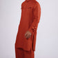 SHAHMAI LINEN MEN'S LONG KURTA SET