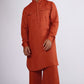SHAHMAI LINEN MEN'S LONG KURTA SET