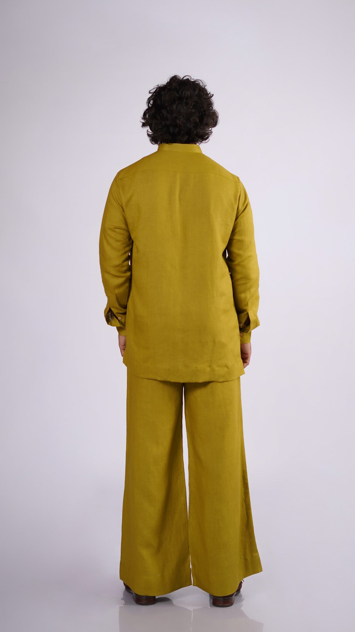 PIYARI LINEN MEN'S KURTA SET