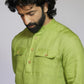 KADAMB LINEN MEN'S KURTA SET