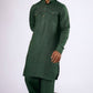 SAAGVAN LINEN MEN'S LONG KURTA SET