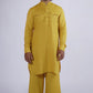 HIRANYAM LINEN MEN'S LONG KURTA SET