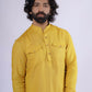 HIRANYAM LINEN MEN'S LONG KURTA SET