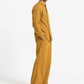 Abeer mustard gold linen set for men side view