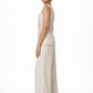 Earthy Natural Undyed Linen Vest Set – Women’s Linen Co-Ord Set Side View