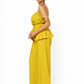 Hiranyam Off-Shoulder Linen Set – Side View Linen Set for Women