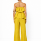 Hiranyam Off-Shoulder Linen Set – Back View Linen Set for Women