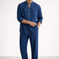 Indus linen short kurta set for men – styled
