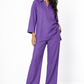 Jamuni linen kurta set for women angled full-length view