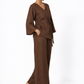 Kaha Linen Wrap Set – Women’s Linen Outfit Set Side View