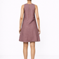 Lavanya A-Line Linen Dress – Women’s Linen Dress Back View