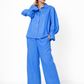 Styled Look – Chalk Blue Linen Co-Ord Outfit Set for Women