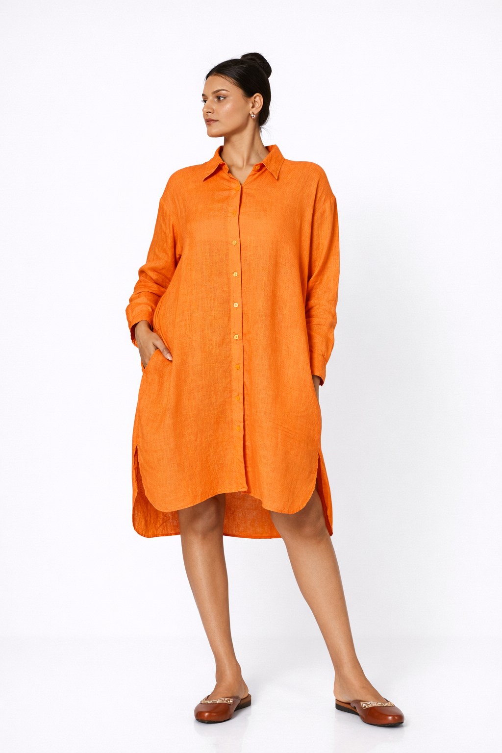Styled Look – Linen Shirt Dress Outfit for Women