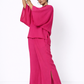 Pink Linen Kaftan Outfit Set – Breathable Linen Set for Women