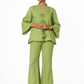 Kimono-Style Linen Set – Kadamb Linen Co-Ord for Women