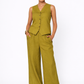 Linen Set for Stylish Outfits – Piyari Linen Vest Set for Women